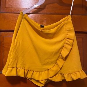 Yellow shorts